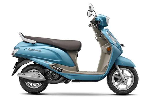 suzuki Access 125 Pearl Mat Aqua Silver