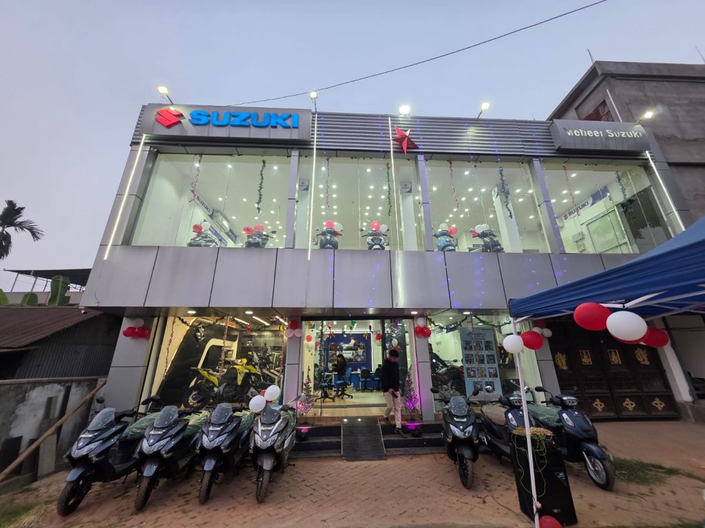 Meheer Suzuki Showroom Scooters and Bikes Dealer
